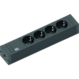 420.0017 Bachmann Steckdosenleiste 4-fach Connect Line Produktbild front M