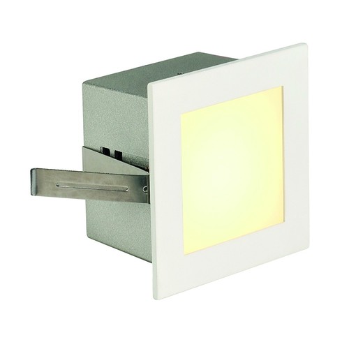 113262 SLV FRAME BASIC LED Einbauleuchte, eckig, mattweiss, warmwe Produktbild Additional View 1 L