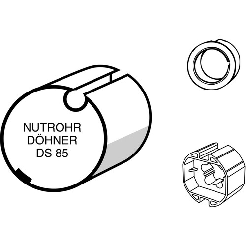 9707641 Somfy Adapter LT 60 E-DS 85 Produktbild Front View L