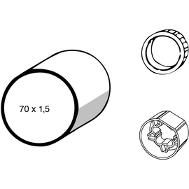 9701129 Somfy Adapter LT 60 E-70x1,5/2,0 Produktbild