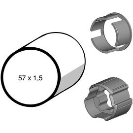 9705571 Somfy Adapter LT 50 E TW 57 ATES ROHR Produktbild