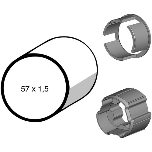 9705571 Somfy Adapter LT 50 E TW 57 ATES ROHR Produktbild Front View L