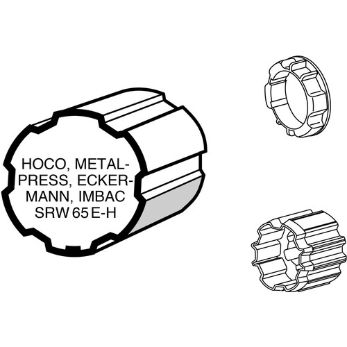 9707024 Somfy Adapter LT 50 E SRW 65 E-H Produktbild Front View L