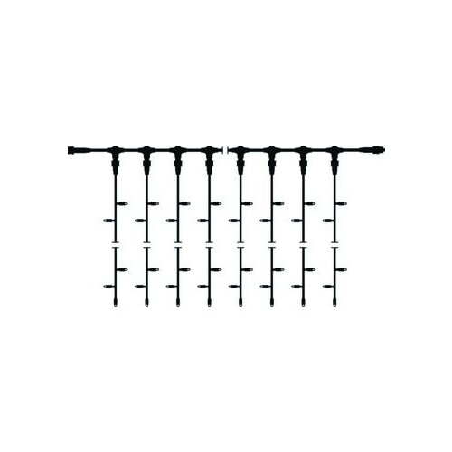 58529 Scharnberger+H. LED Drape Lite 300 2x1,5m 230V 35W Indoor Kabel: transpare Produktbild Additional View 1 L