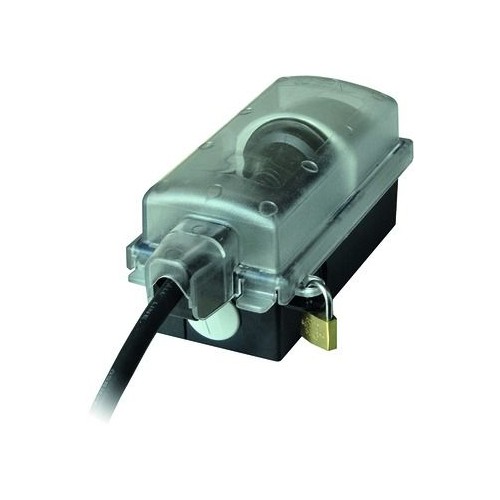 924.349 Bachmann Abschließbare Außensteckdose für Zentralstecker mit 1 Produktbild Front View L