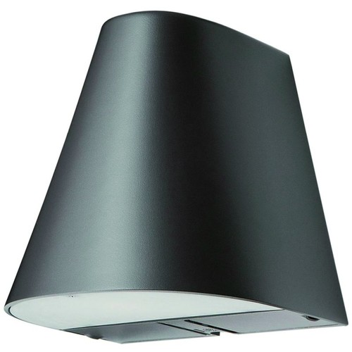 623911 SG Spike Wandleuchte 1100 LED 3000K + 2 Steckdosen graphit IP44 Produktbild Additional View 3 L
