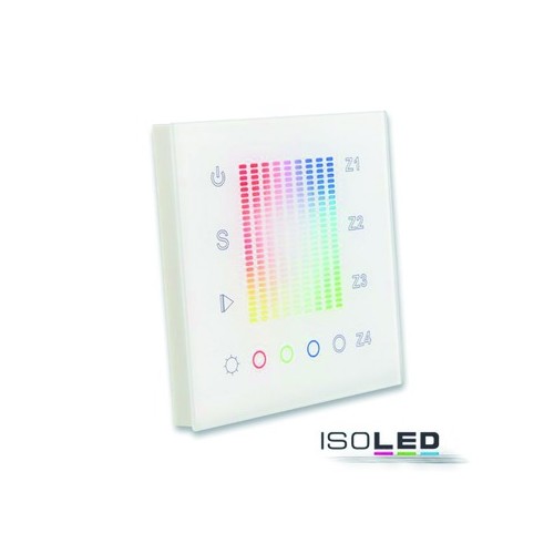 112505 Isoled Sys One RGB+W 4 Zonen Funk Wandeinbau Controller, 230V AC Produktbild Additional View 2 L