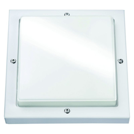 611188 Eltropa Bassi Wand/Deckenleuchte IP65 10W 580lm ws-matt inkl.Dämmerungss. Produktbild