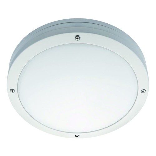 641820 Eltropa Discos Wand/Deckenleuchte IP65 LED 19W 1230lm 3000K weiss-matt Produktbild Front View L