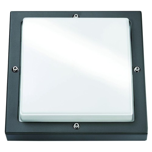 2810102 Eltropa Basso Wand/Deckenleuchte IP65 LED 14W 1245lm 3000K graphit Produktbild Front View L