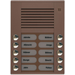 PES10-EB/04 TCS Audio Außenstation PES 10 Tasten 2 reihig  AP bronze Produktbild