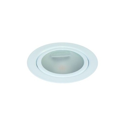 ELN 50202 Eltropa Einbauleuchte LED, MM 3,3W, 3000K, 177lm, Ø 66, starr, ws, Produktbild Front View L