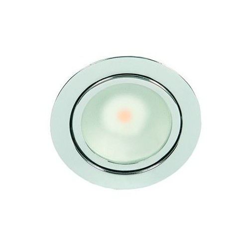 ELN 50203 Eltropa Einbauleuchte LED, MM 3,3W, 3000K, 177lm, Ø 66, starr, chr, Produktbild Front View L