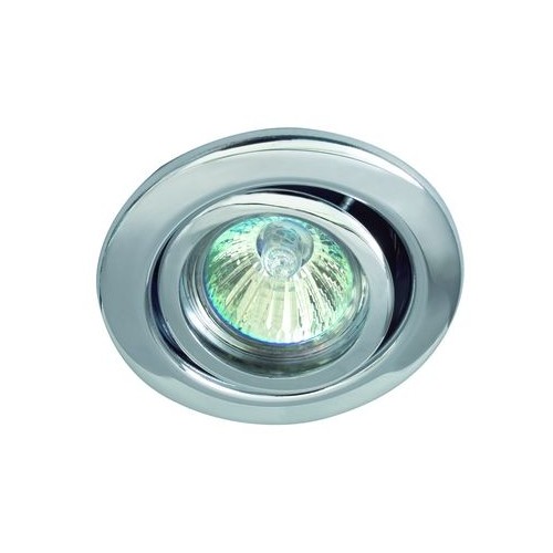 EBL 6713 Eltropa Einbauleuchte Niedervolt Halogen GZ4, 35W, Ø 70/55/43 Produktbild Front View L