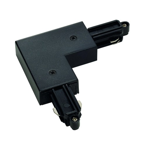 143060 SLV Eckverbinder für 1 Phasen HV Stromschiene, Aufbauversion schwarz, Er Produktbild Front View L