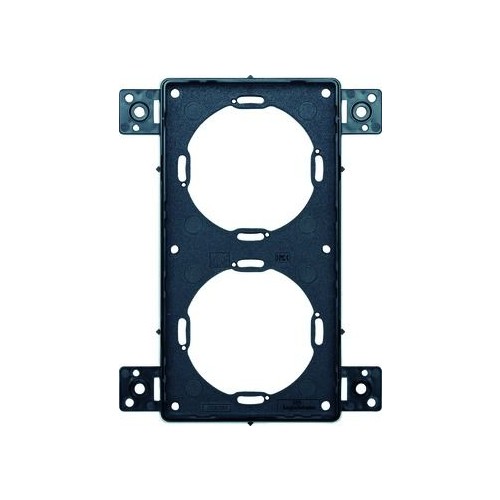 512503 Merten EinputzAdap f.Rah 2f sw M-Pl2 Produktbild Front View L