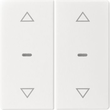 80961329 Berker BERKER KNX Q.x Abdeckung für Tastsensor Modul mit Pfeile 2fach p Produktbild Additional View 2 S