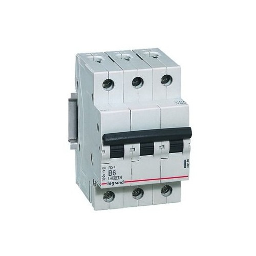 419166 Legrand Leitungsschutzschalter RX3 LS B6A 3P 6KA 1M Produktbild Additional View 3 L