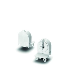 505750 Vossloh-Schwabe Einsteckfassung, G5, PBT GF, weiß Produktbild front M