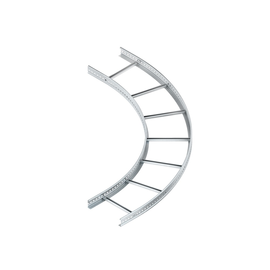 572809 Niedax KLBG 60.403 F Bogen 90°, groß, 60x400 mm, mit gelochten Seitenho Produktbild front M