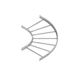 903719 Niedax KLBK 100.303 Bogen 90°, klein, 100x300 mm, mit gelochten Seiten Produktbild front M