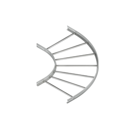 290505 Niedax KLBK 60.503 Bogen 90°, klein, 60x500 mm, mit gelochten Seitenh Produktbild front M