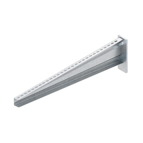 188109 Niedax KTA 800 Ausleger für Wand/Hängestiel, standard, 195x830 mm,  Produktbild Front View L