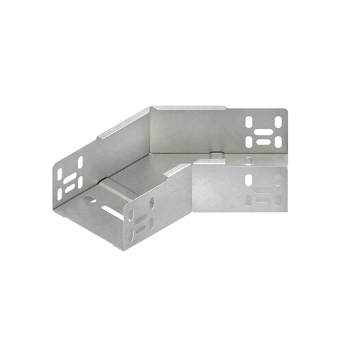 547708 Niedax RBA 110.400 F Bogen 45°, 110x402 mm, mit ungelochten Seitenholmen Produktbild Front View L