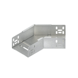 251704 Niedax RBA 110.550 Bogen 45°, 110x552 mm, mit ungelochten Seitenholmen Produktbild front S