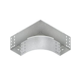 548408 Niedax RES 110.500 F Bogen 90°, 110x502 mm, mit ungelochten Seitenholmen Produktbild front M