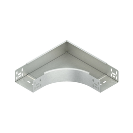238606 Niedax RES 85.300 Bogen 90°, 85x302 mm, mit ungelochten Seitenholmen Produktbild front M