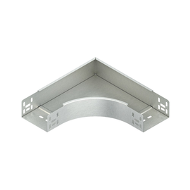 542505 Niedax RES 85.600 F Bogen 90°, 85x602 mm, mit ungelochten Seitenholmen Produktbild front M