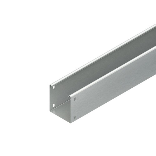 244409 Niedax RLU 110.500 Kabelrinne, 110x500x3000 mm, t=1,0 mm, ungelocht in Produktbild Front View L
