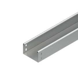 222100 Niedax RLU 60.400 F Kabelrinne, 60x400x3000 mm, t=1,0 mm, ungelocht ink Produktbild front M