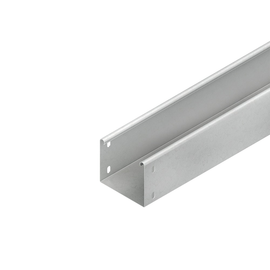 233502 Niedax RLU 85.400 Kabelrinne, 85x400x3000 mm, t=1,0 mm, ungelocht ink Produktbild front M