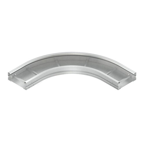 950294 Niedax WRBR 150.500 F Bogen 90°, 150x500 mm, rund, gesickt, ungelocht Produktbild Front View L