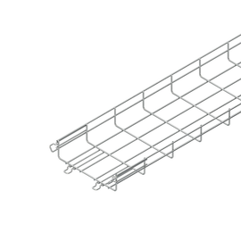 711260 Niedax MTC 54.050 V Gitterrinne,U förmig, m. angeschweißten Verbinder, 54 Produktbild