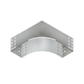 022717 Niedax RES 110.600 F Bogen 90°, 110x602 mm, mit ungelochten Seitenholmen Produktbild front M