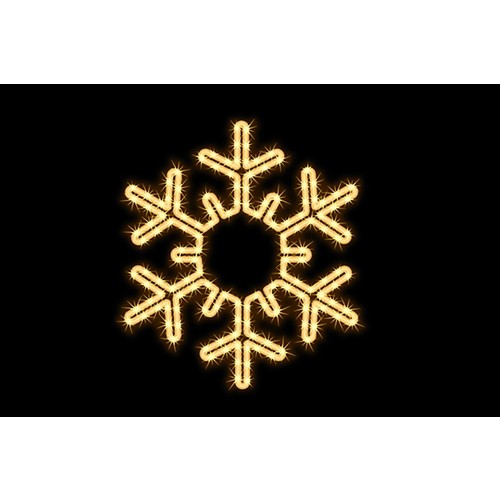 160-038 MK Snow Flake LED warm weiss Dm.55cm Produktbild Additional View 1 L