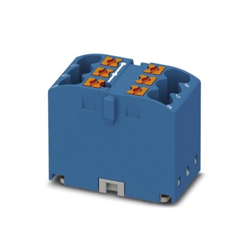 3273396 Phönix PTFIX Verteilerblöcke 2,5 Blau,Klebesockel, 6-polig Produktbild Additional View 4 L