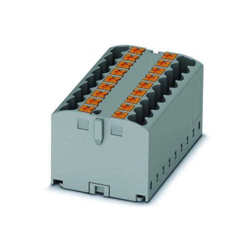 3273440 Phönix PFTIX Verteilerblock 2,5 Blau, Klebesockel, 18-polig Produktbild Additional View 4 L