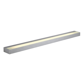 151796 SLV SEDO LED 21 Wandleuchte, eckig, alu brushed, Glas satiniert, 300 Produktbild