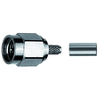 J01150A0049 SKG SMA KABELSTECKER CR 50 OHM NI G1 (RG 58 C/U,) Produktbild front S