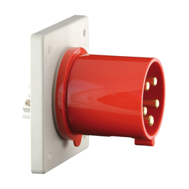 665 Walther Anbaugerätestecker 5x63A 6H IP44 gerade Flansch: 118x118mm Produktbild front M