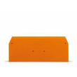 281-326 Wago Abschluss  und Zwischenplatte 2,5 mm dick orange Produktbild Additional View 1 S