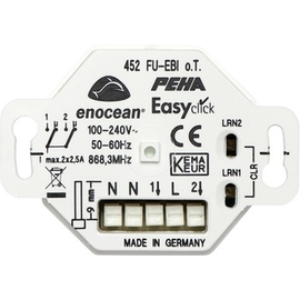 D 452 FU-EBI O.T. Peha EnOcean Easyclickpro Empfänger, Unterputz, 2 Ka Produktbild front M