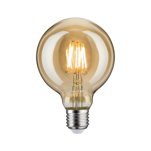 28521 Paulmann LED Vintage Globe 95 6W E27 230V Gold Dimmbar 1700K Produktbild Front View L