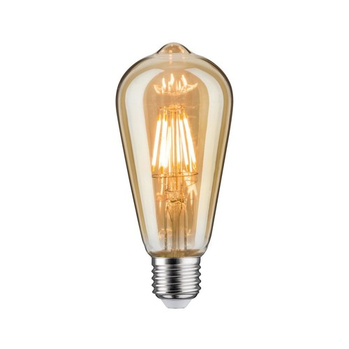 28523 Paulmann LED Vintage Rustika 6W E27 230V Gold Dimmbar 1700K Produktbild Front View L