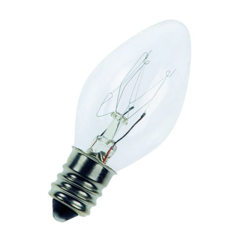 57504 Scharnberger+H. Kerzenlampe 23x58mm E14 240V 7W klar Produktbild Additional View 1 L