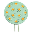 33820 Scharnberger+H. LED Leuchtmittel 12SMD Modul Ø30mm G4 10 30VDC 10 18VAC  Produktbild Additional View 2 S